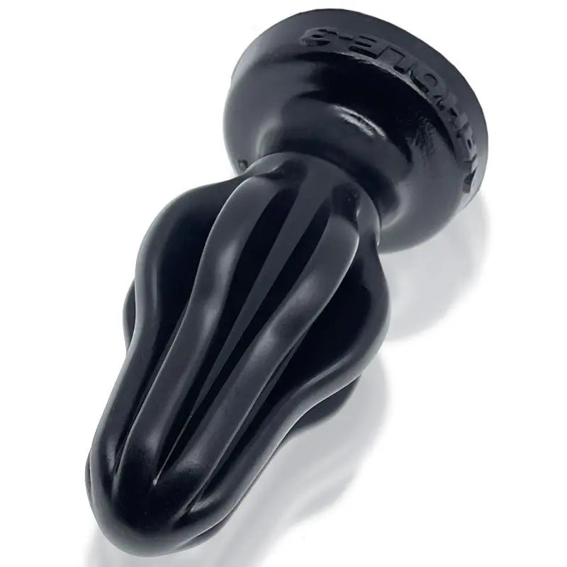Airhole-2 Finned Buttplug Black OxBalls Discreet Intimate Essentials.
