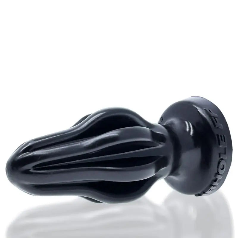 Airhole-2 Finned Buttplug Black OxBalls Discreet Intimate Essentials.