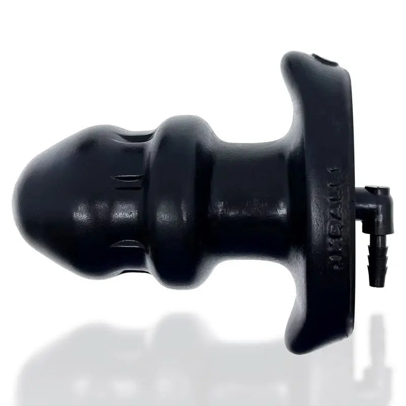 Drain O Flow Thru Buttplug Black OxBalls Discreet Intimate Essentials.