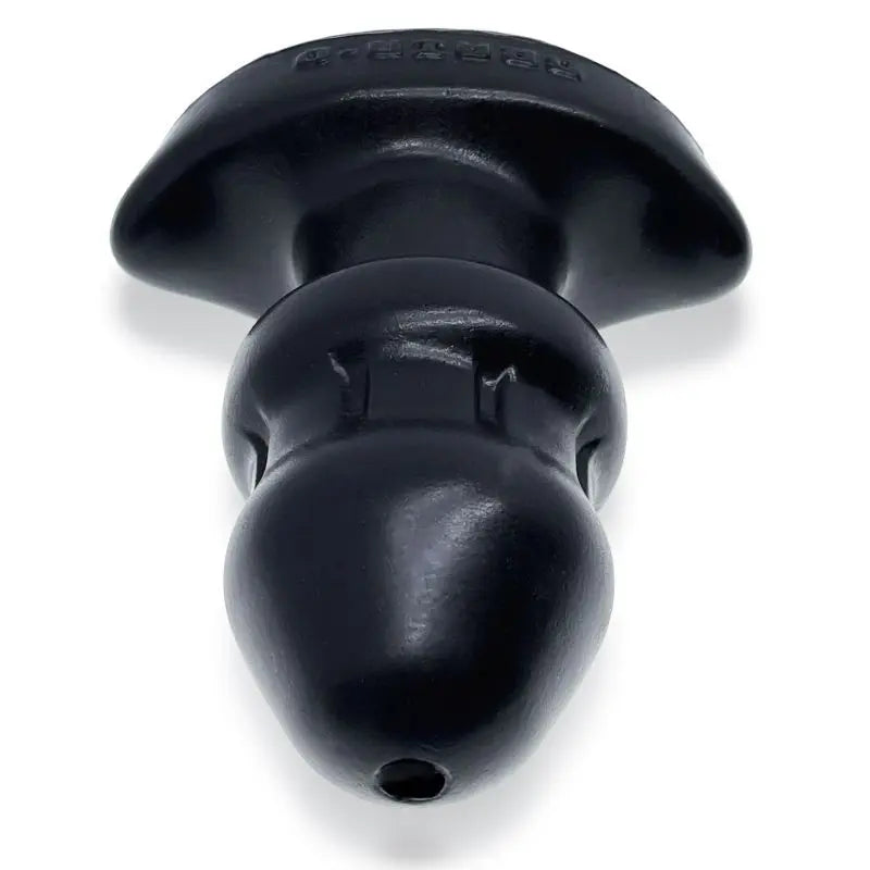 Drain O Flow Thru Buttplug Black OxBalls Discreet Intimate Essentials.