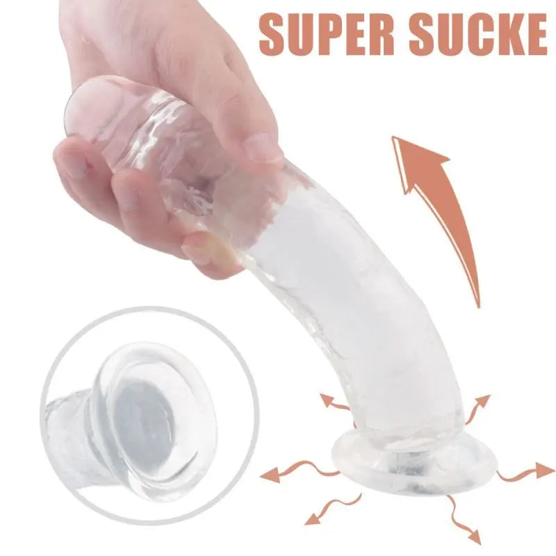 Lester Dong Clear M S-Hande Discreet Intimate Essentials.