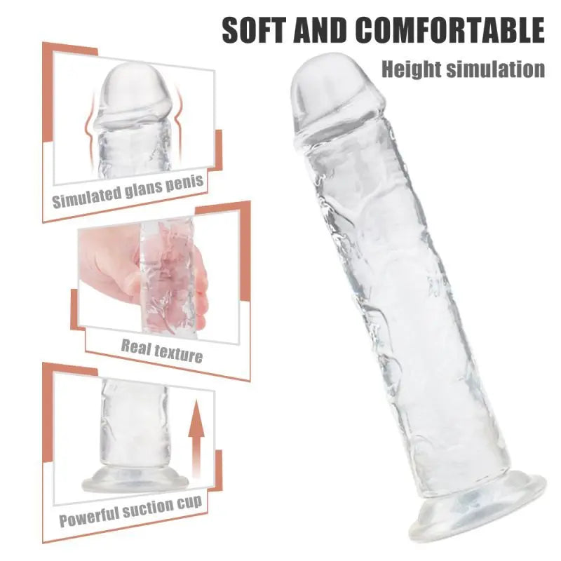 Lester Dong Clear M S-Hande Discreet Intimate Essentials.