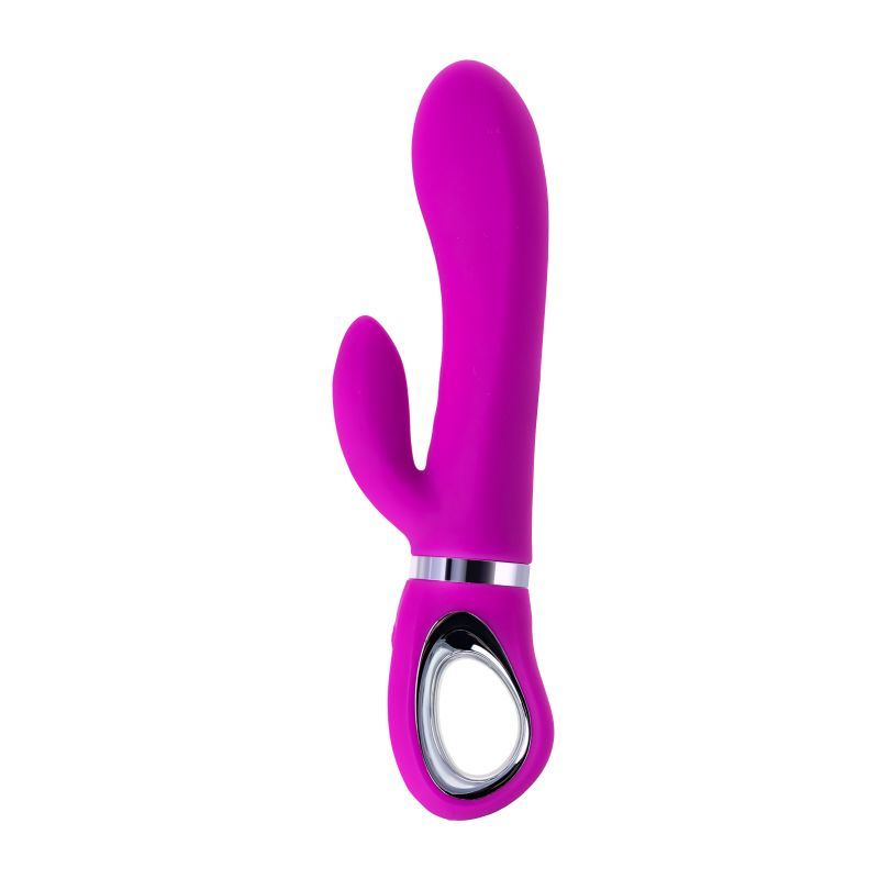 JOS Joly Clit Stimulating Vibrator in fuchsia, featuring silicone material and 10 functions for enhanced pleasure.