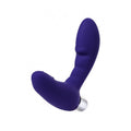 ToDo Bruman Vibrating Prostate Stim, a violet silicone vibrating prostate stimulator, 12cm x 3cm, waterproof design.