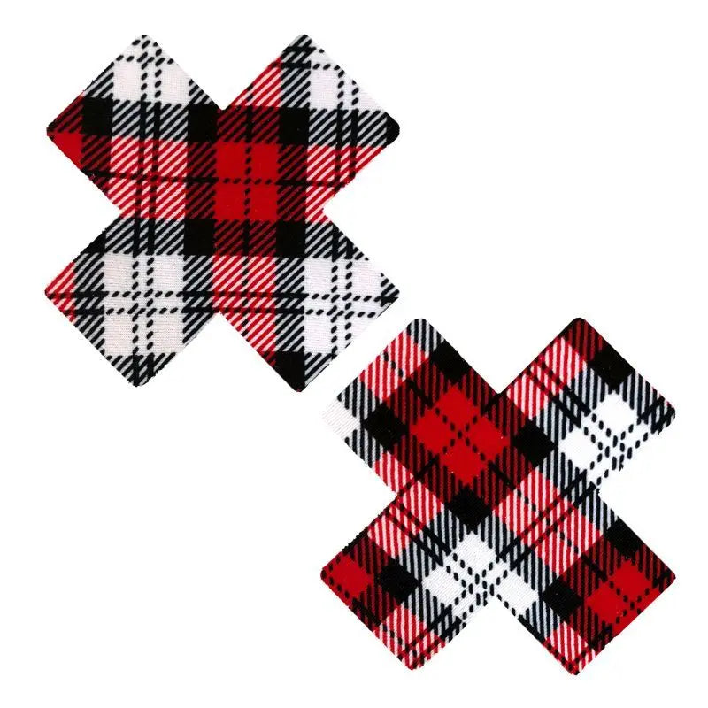 School Girl Plaid X Factor Pasties Neva Nude Discreet Intimate Essentials.