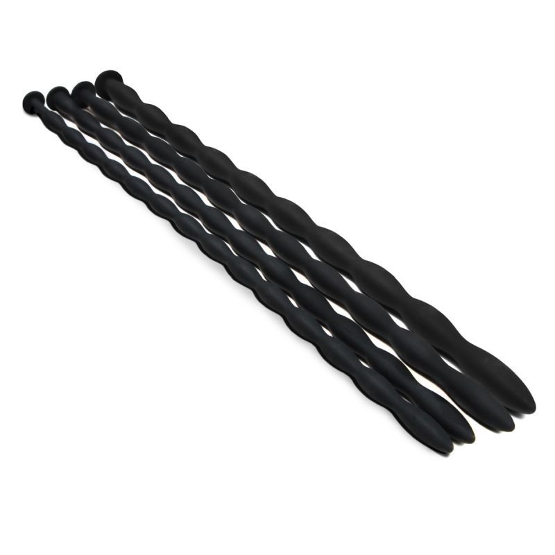 Silicone Dilator Set featuring four flexible, soft silicone dilators for comfortable exploration of intimate spots.