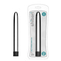 Shibari multi-speed silver vibrator, 9-inch, powerful & water-resistant, sleek design with smooth finish.