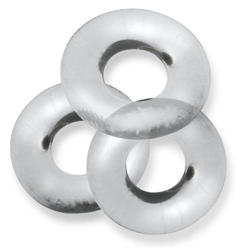 Fat Willy 3 Pc Jumbo Cockrings Clear by OxBalls from Discreet Intimate Essentials for  Adult Toys, quality products at discount affordable prices.