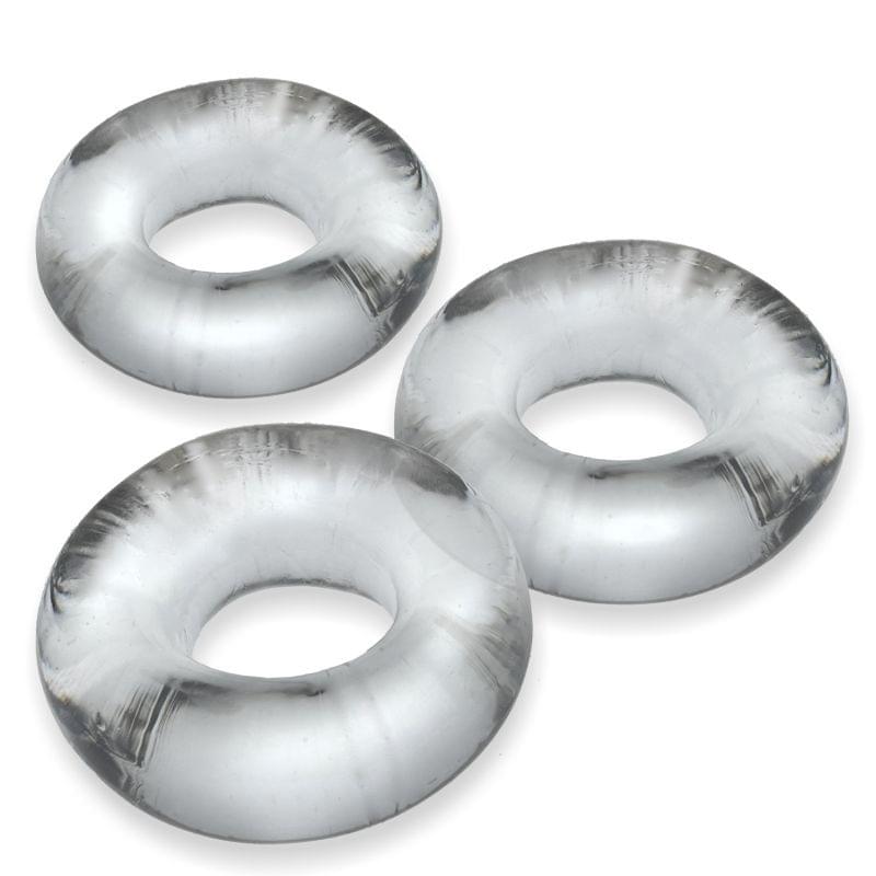 Fat Willy 3 Pc Jumbo Cockrings Clear by OxBalls from Discreet Intimate Essentials for  Adult Toys, quality products at discount affordable prices.