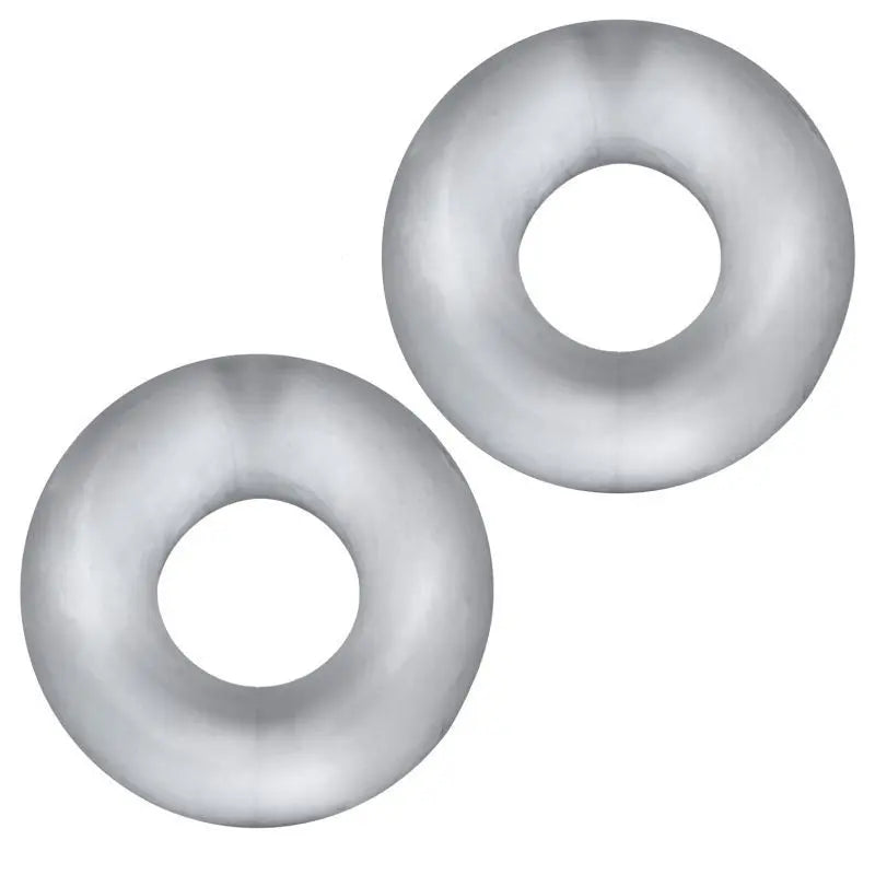 Stiffy 2 Pc Bulge Cockrings by HunkyJunk Ice Clear Ice Hunkyjunk Discreet Intimate Essentials.