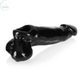 Daddy Cocksheath w Balls Black OxBalls Discreet Intimate Essentials.