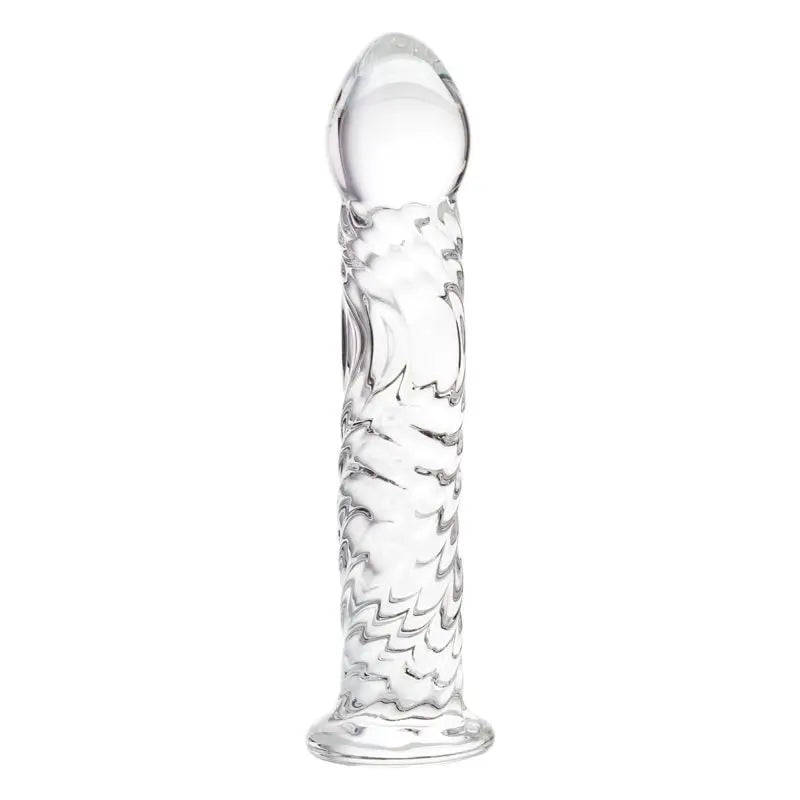 Sexus Glass Dildo Clear 16cm Sexus Glass Discreet Intimate Essentials.