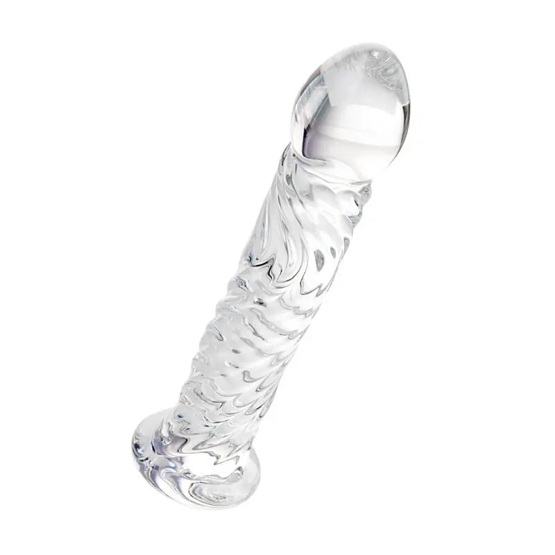 Sexus Glass Dildo Clear 16cm Sexus Glass Discreet Intimate Essentials.