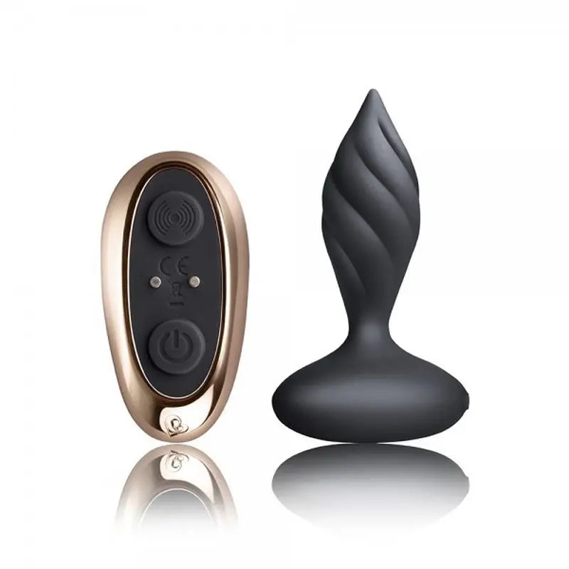 Petite Sensation Desire Butt Plug w Remote Black Rocks Off Discreet Intimate Essentials.