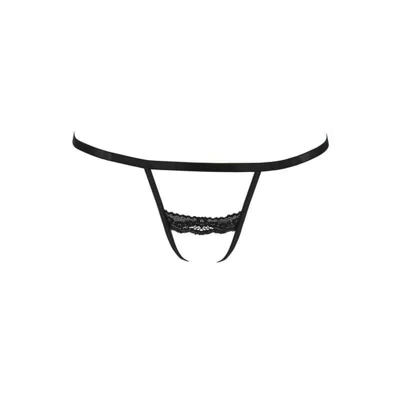 Shelly Thong Black Passion Lingerie Discreet Intimate Essentials.