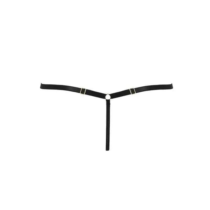 Shelly Thong Black Passion Lingerie Discreet Intimate Essentials.