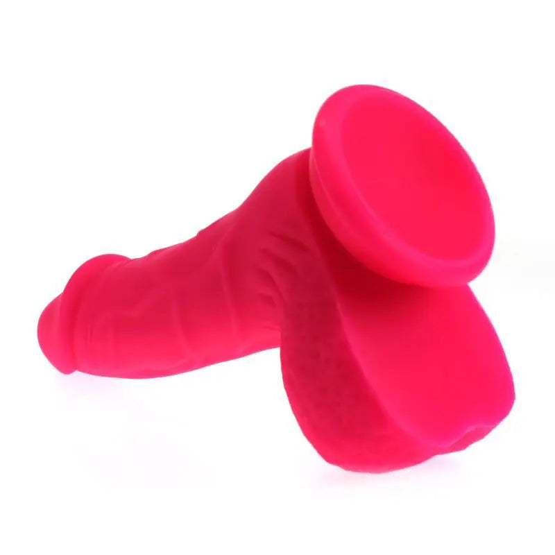 Pedro Thick Realistic Cock w Balls Pink X-MEN Discreet Intimate Essentials.