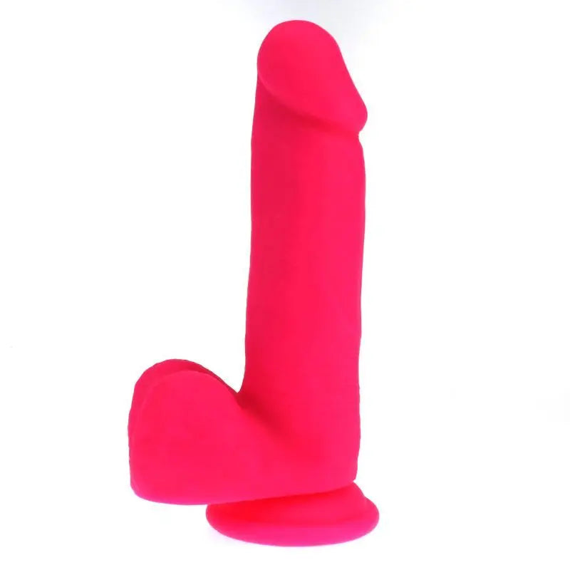 Thick Realistic Cock w Balls Pink X-MEN Discreet Intimate Essentials.