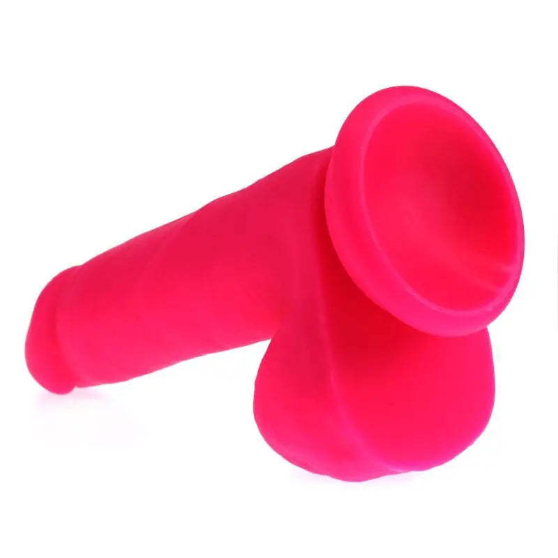 Thick Realistic Cock w Balls Pink X-MEN Discreet Intimate Essentials.