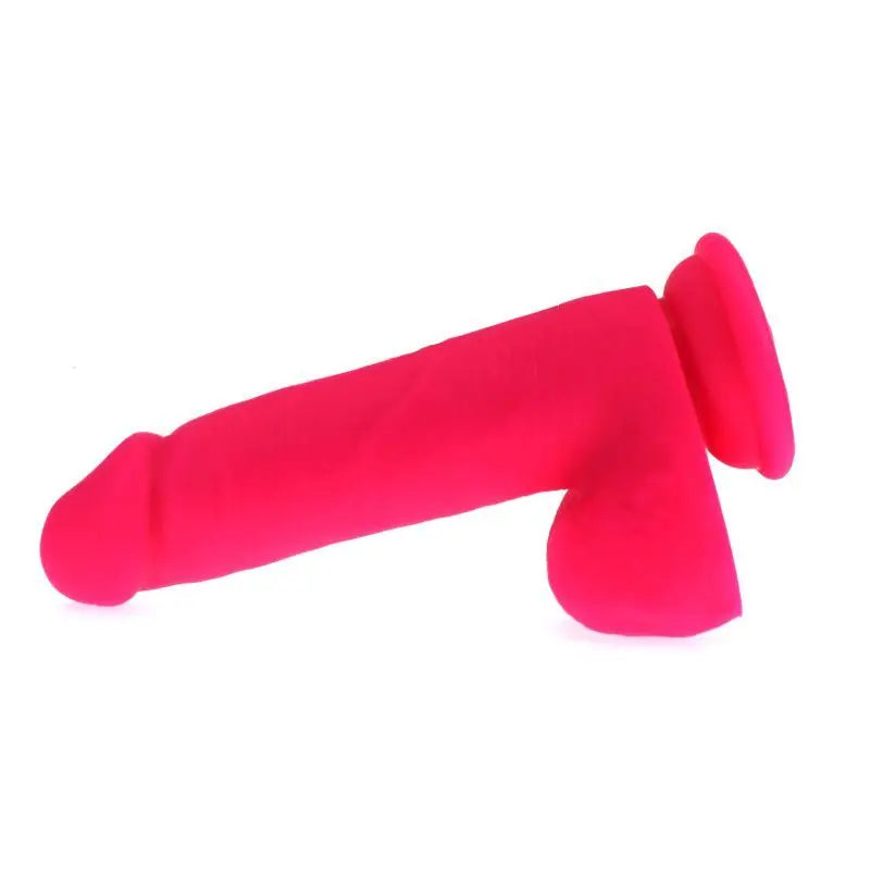 Thick Realistic Cock w Balls Pink X-MEN Discreet Intimate Essentials.