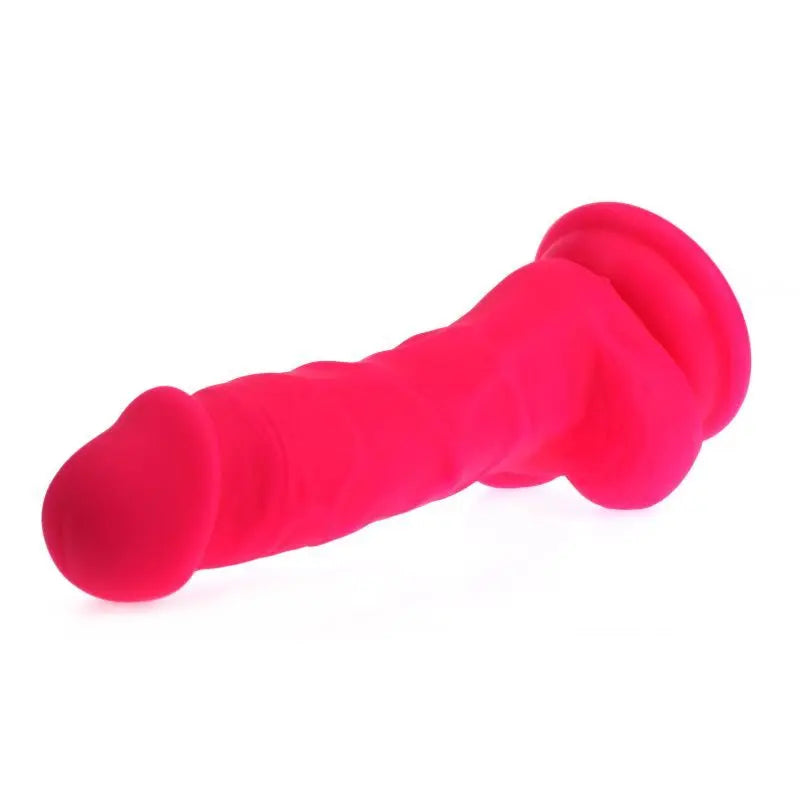 Realistic Dildo Veined Shaft w Balls Pink X-MEN Discreet Intimate Essentials.