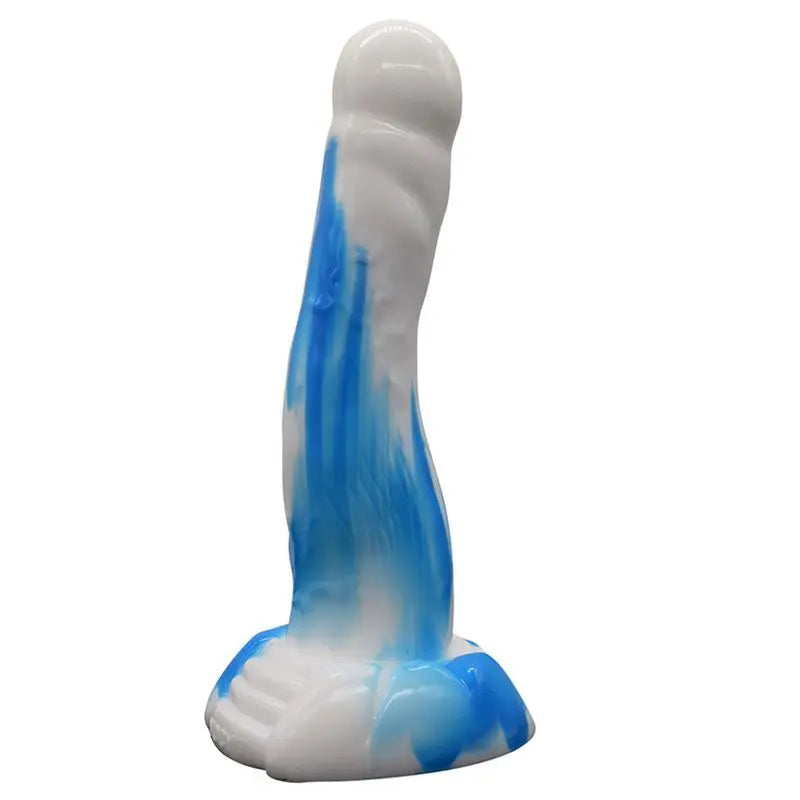 Sea Dog Dildo Blue/White FAAK Discreet Intimate Essentials.