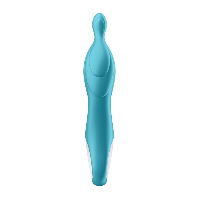 A-spot vibrator turquoise showcasing a sleek design for targeted stimulation with 2 powerful motors.