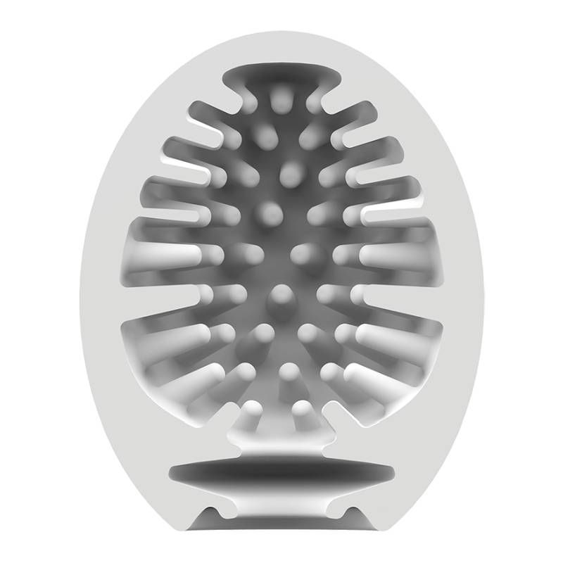 Satisfyer Masturbator Egg Naughty, a portable masturbation device with innovative cyber-skin for enhanced sensations.