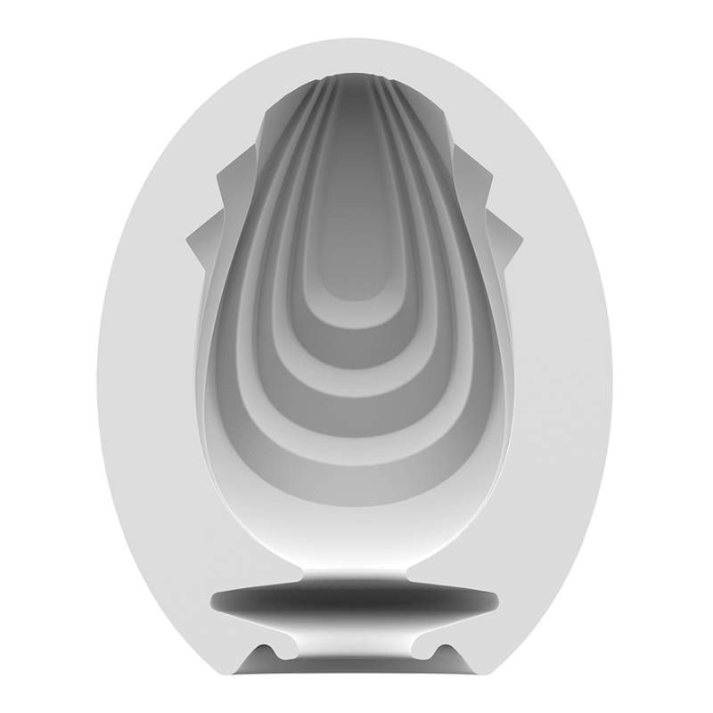 Portable masturbation device with innovative inner shapes for varied sensations.