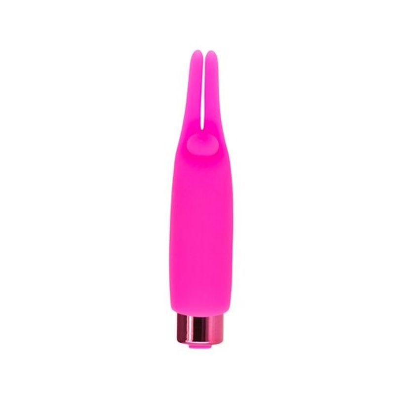 Power Bullet Teasing Tongue in pink, a rechargeable teasing tongue vibrator for incredible sensations.