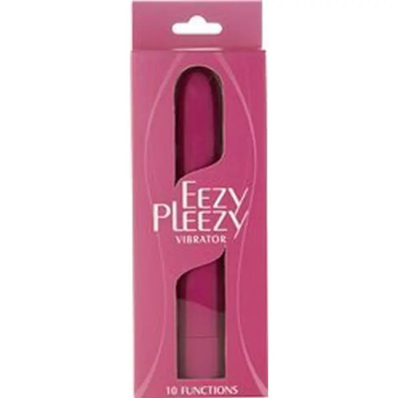Eezy Pleezy 10 Speed 18cm Bullet Vibrator Pink PowerBullet Discreet Intimate Essentials.