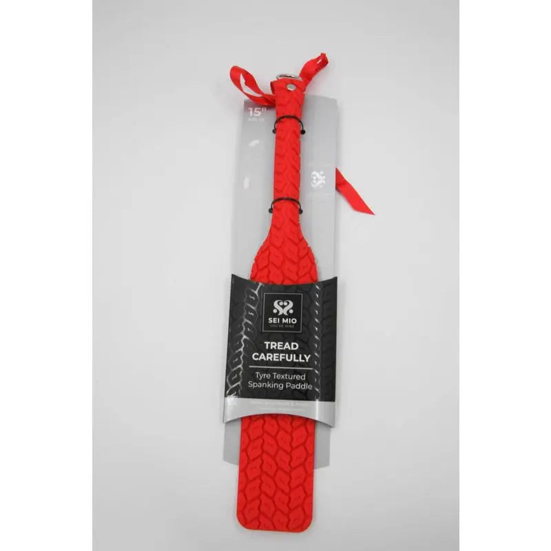Tyre Paddle Large Red CreativeC Discreet Intimate Essentials.