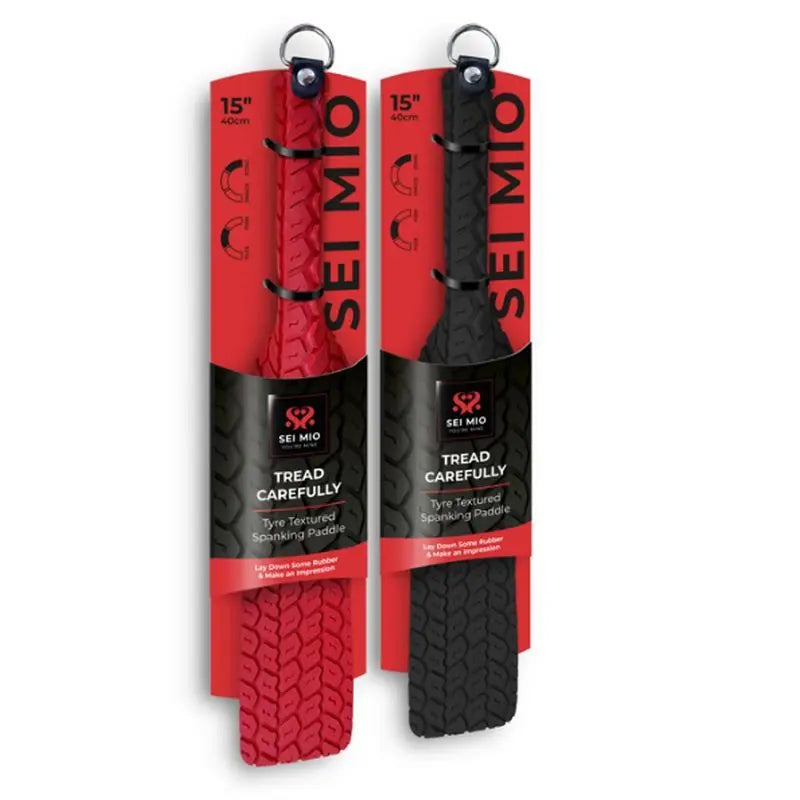 Tyre Paddle Large Red CreativeC Discreet Intimate Essentials.