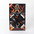 SXY Cuffs packaging featuring deluxe neoprene cross cuffs for bondage play and secure restraint options.