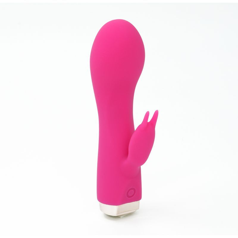 Skins Minis - The Bijou Bunny, a pink mini vibrating bunny toy with a flexible body and vibrating ears.