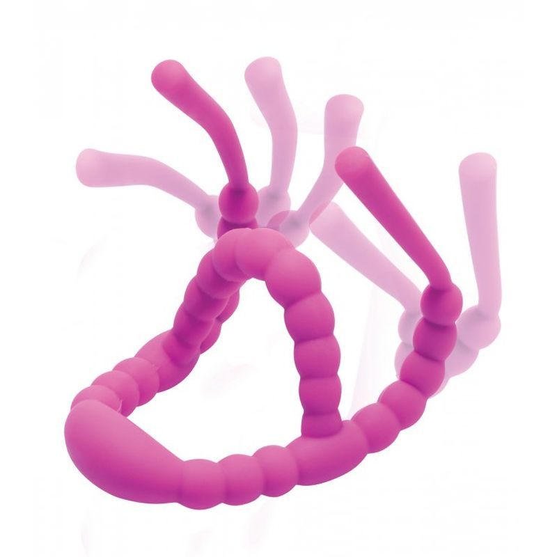Petal Pusher silicone labia spreader designed for pleasure and stimulation with flexible ends and G-spot feature.