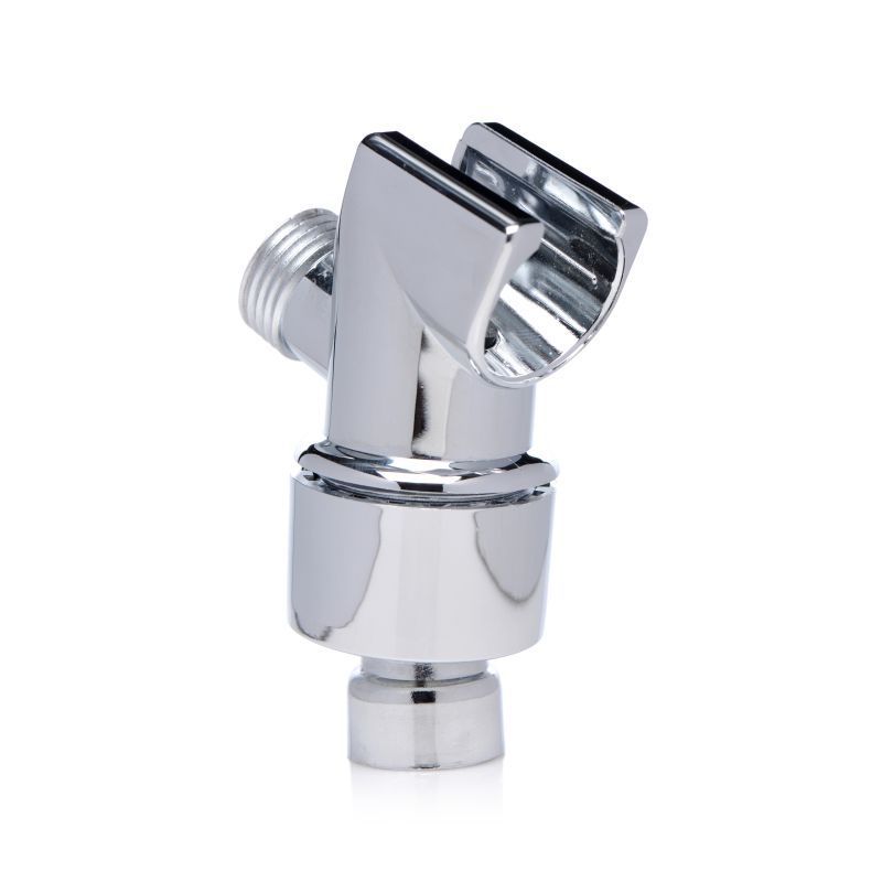 Discreet Shower Enema Set attachment with chrome finish designed for easy installation and use in the shower.
