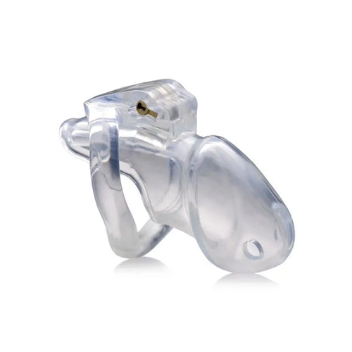 Clear Captor Chastity Cage Medium Master Series Discreet Intimate Essentials.