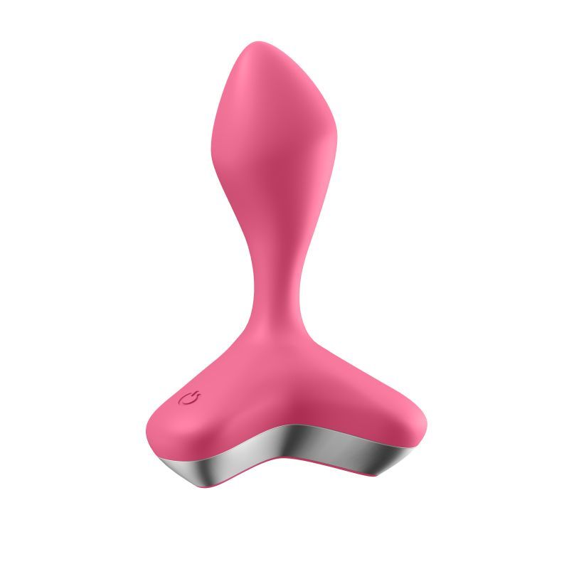 Satisfyer Game Changer Vibrating Anal Plug Pink, perfect vibrating anal plug for beginners with USB recharge feature.