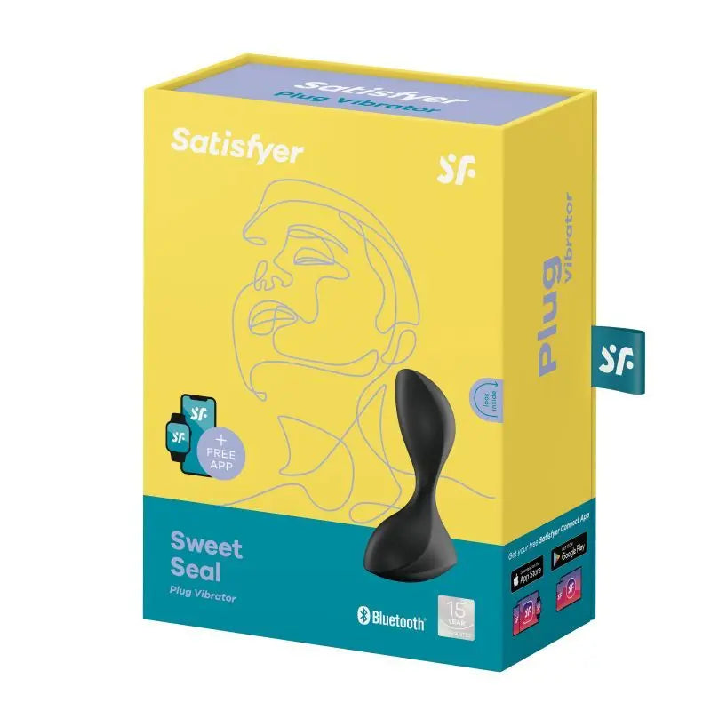 Satisfyer Sweet Seal Vibrating Anal Plug Black Satisfyer Discreet Intimate Essentials.