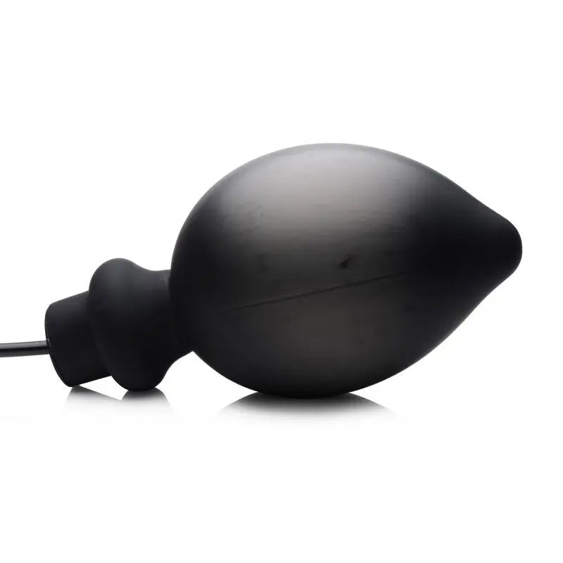 Ass Pand Large Inflatable Silicone Plug Black Master Series Discreet Intimate Essentials.