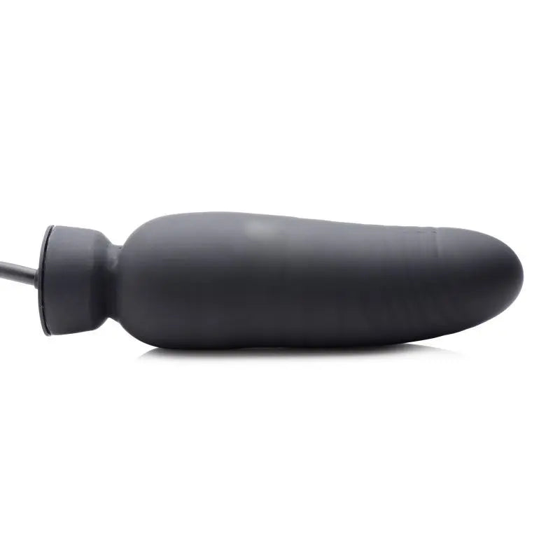 Dick Spand Inflatable Silicone Dildo Black Master Series Discreet Intimate Essentials.