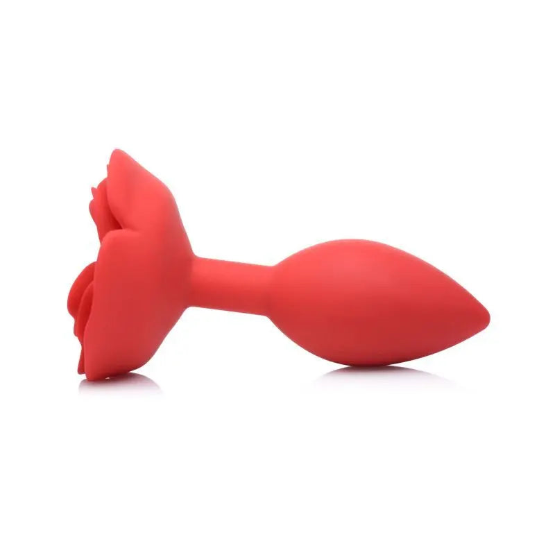 Booty Bloom Silicone Rose Plug Large Red Master Series Discreet Intimate Essentials.
