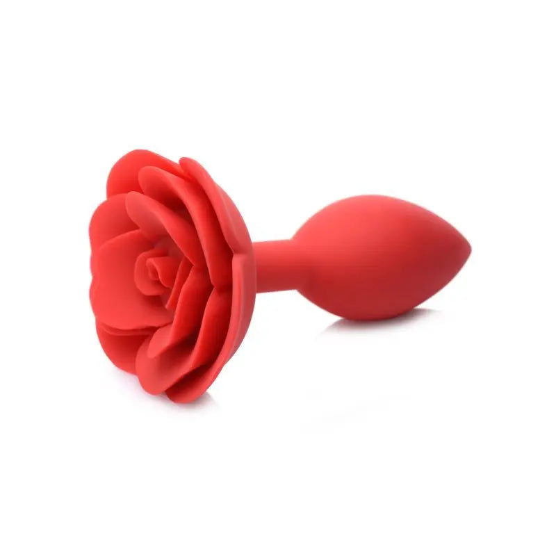 Booty Bloom Silicone Rose Plug Large Red Master Series Discreet Intimate Essentials.