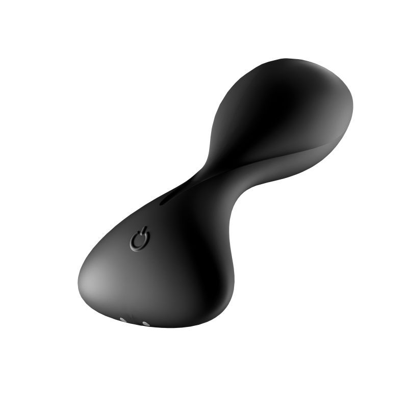Satisfyer Trendsetter Connect App Vibrating Anal Plug Black, app controlled vibrating anal plug with rounded tip for stimulation.