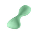 Satisfyer Trendsetter Connect app-enabled vibrating anal plug in light green for targeted stimulation and pleasure.