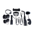 Deluxe 10 Pc Bondage Set Black Strict Discreet Intimate Essentials.