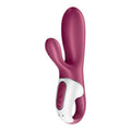 Satisfyer Hot Bunny Connect App Warming Vibrator, an app-controlled warming vibrator for G-spot and clitoral stimulation.