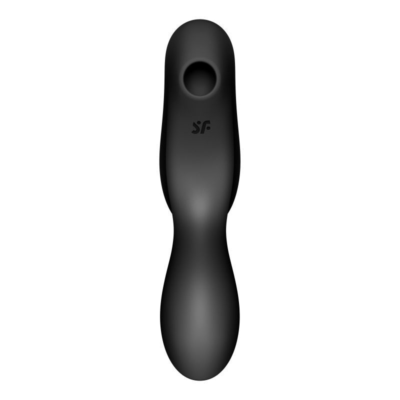 Satisfyer Curvy Trinity 2 Insertable Air Pulse Vibrator Black for intimate essentials for her.