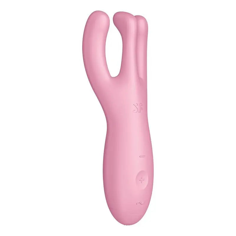 Satisfyer Threesome 4 Connect App Layon Vibrator Pink Satisfyer Discreet Intimate Essentials.